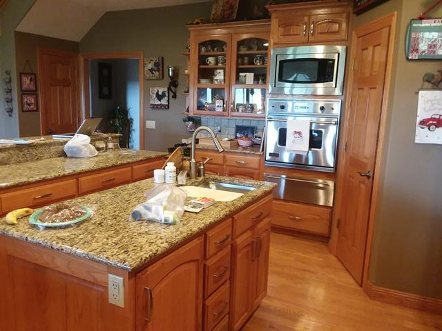 Oak Cabinet Restoration - Before