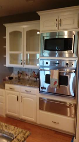 Oak Cabinet Restoration - After