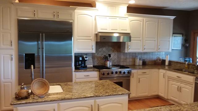 Oak Cabinet Restoration - After